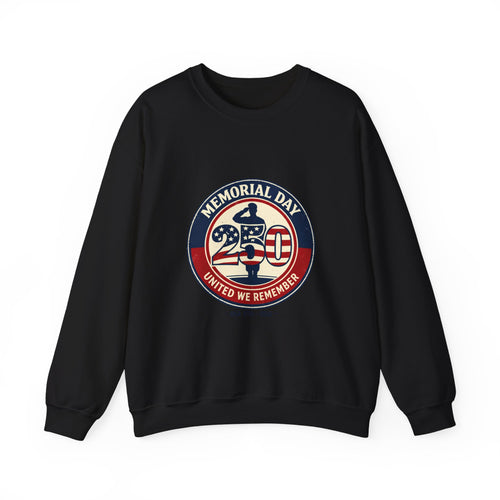 Memorial Day 250 Crewneck Sweatshirt | USA 250, 1776–2026, vintage distressed Americana