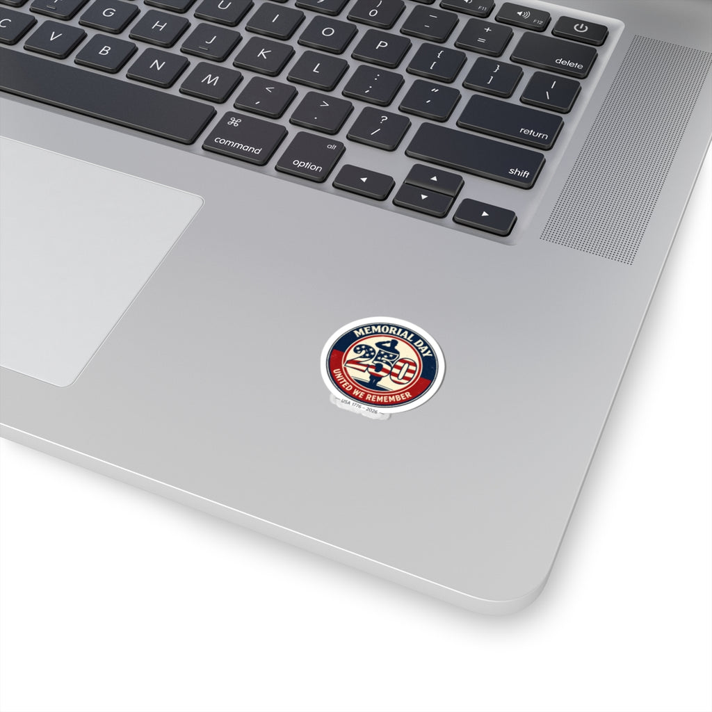 Memorial Day 250 Sticker | USA 1776–2026, vintage distressed red white blue