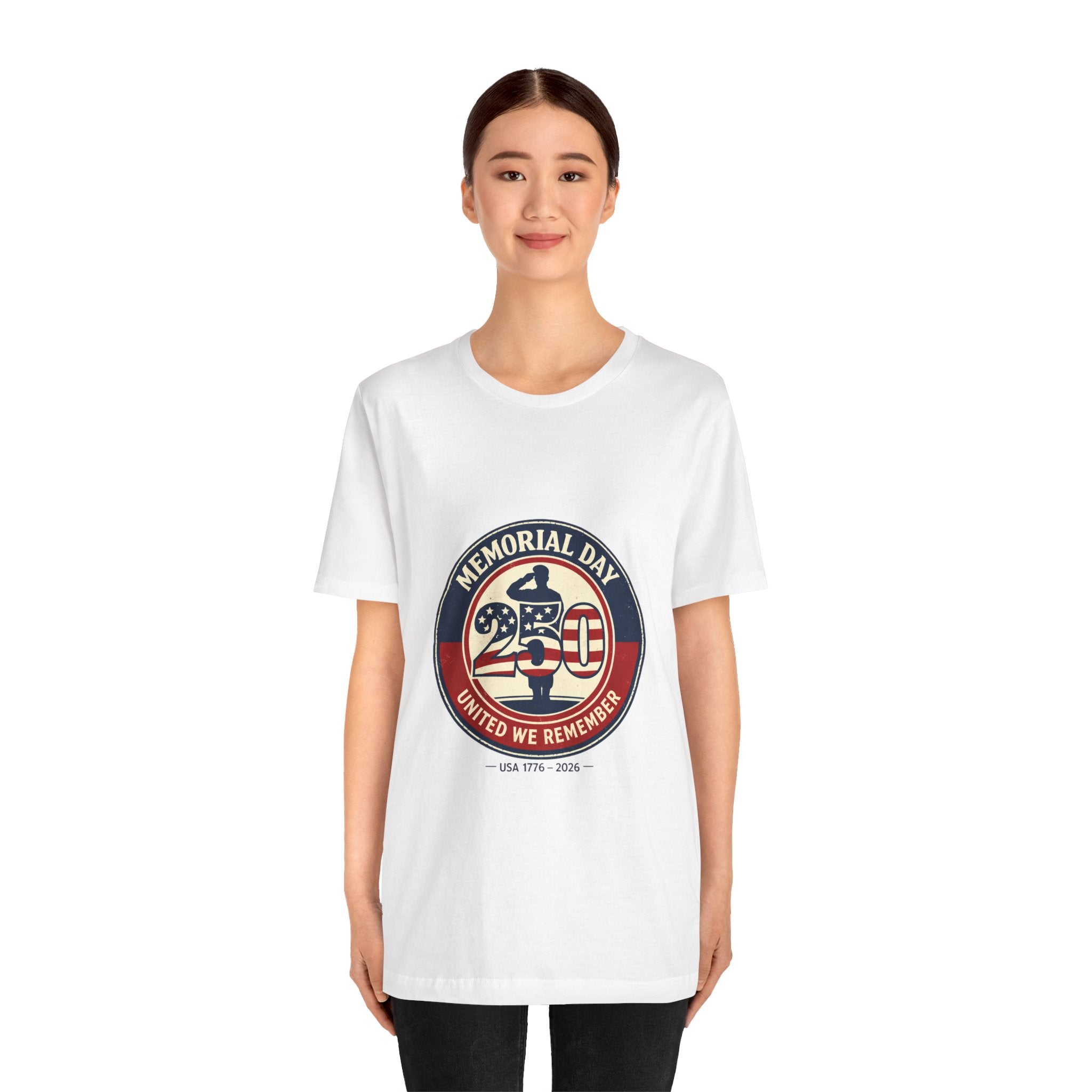USA 250 Memorial Day Tee | 1776–2026 Vintage Distressed Patriotic