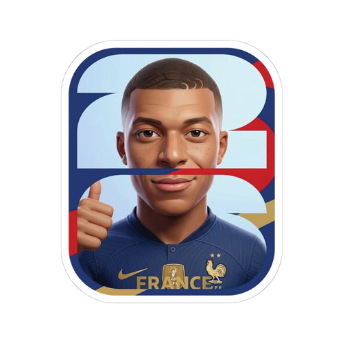 Sticker - Soccer Player Kylian Mbappé