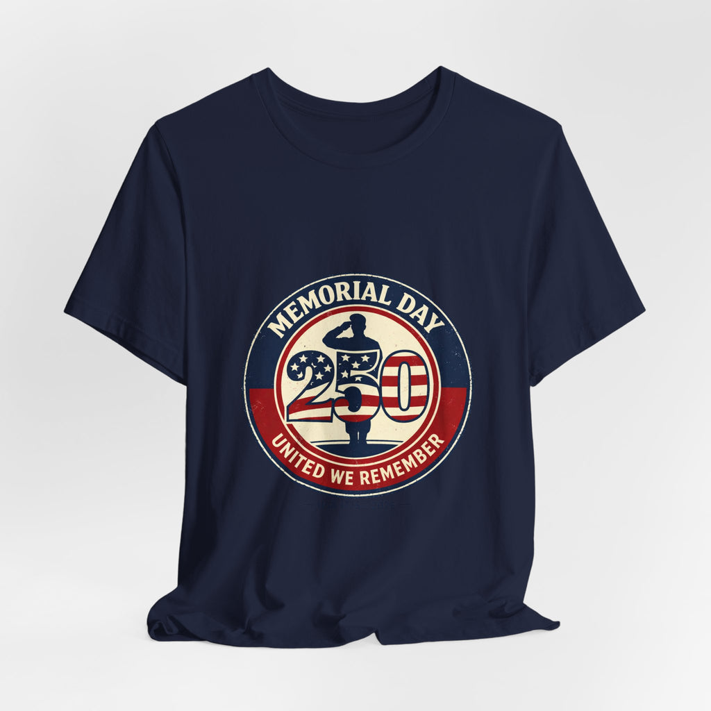 USA 250 Memorial Day Tee | 1776–2026 Vintage Distressed Patriotic