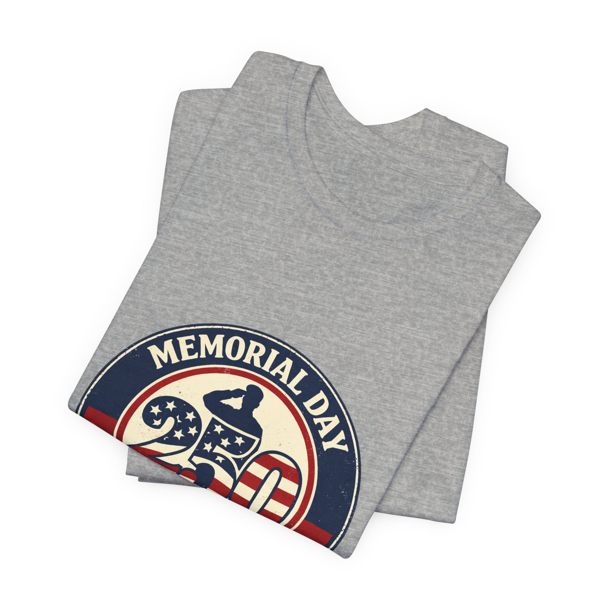 USA 250 Memorial Day Tee | 1776–2026 Vintage Distressed Patriotic