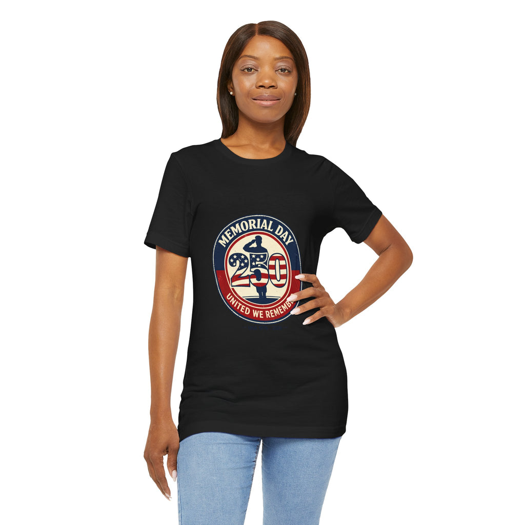 USA 250 Memorial Day Tee | 1776–2026 Vintage Distressed Patriotic