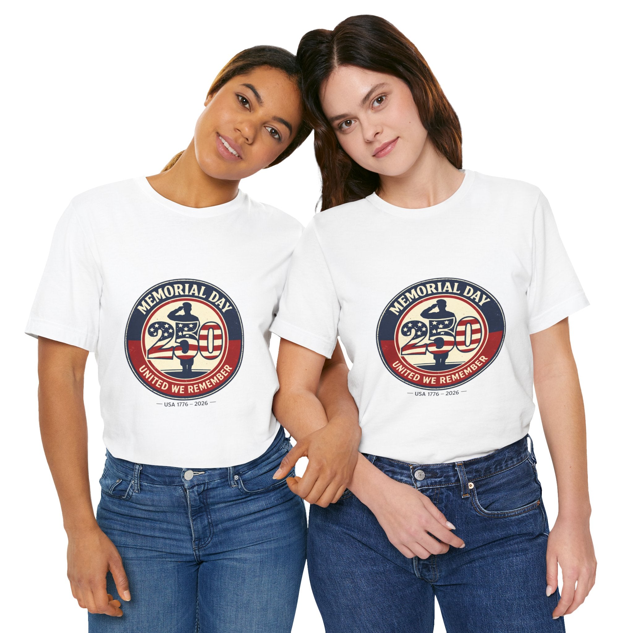 USA 250 Memorial Day Tee | 1776–2026 Vintage Distressed Patriotic